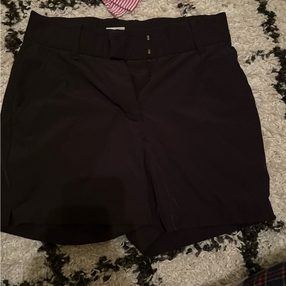 Women's Black Golf Shorts